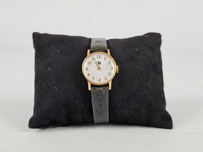 an image of a wrist watch on a pillow on a white background