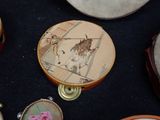 many different types of musical instruments on the table
