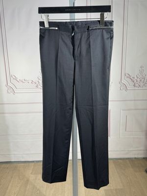 GIVENCHY - Pantalon de smoking en laine mélangée noire, reha…
