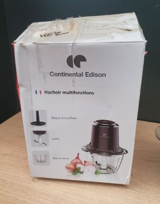 Hachoir bol en verre CONTINENTAL EDISON CEMH01, capacité bol…