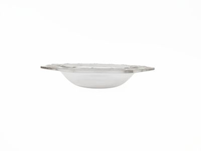 LALIQUE France Coupe modèle « Chantilly » en verre blanc pre…
