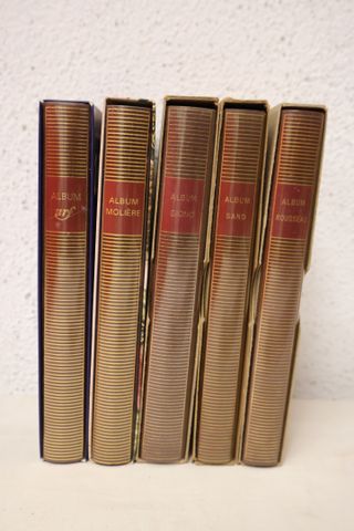 Lot de Pléiade : Album : sous emboitage. GIONO, MOLIERE, NRF, SAN...