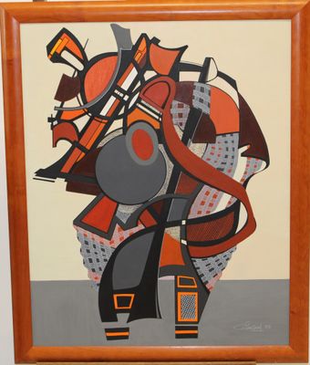 painting of a painting of a man with a hat and a sword
