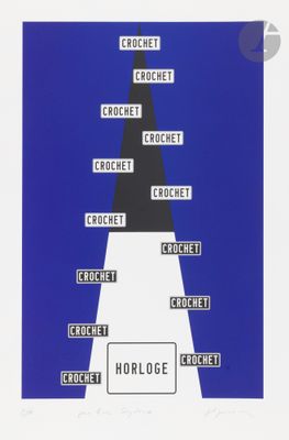 an image of a blue and white poster with words on it