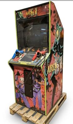 une image représentant une console de jeux vidéo posée sur une palette