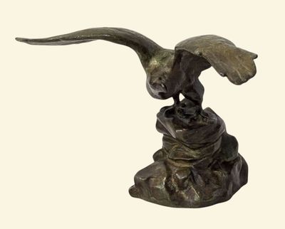 LEONIS (XIXe) "Aigle aux ailes déployées"