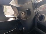 a close up of a car dashboard with a parking meter
