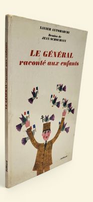 couverture du livre *Le général Parconte aux enfants*, avec le dessin d'un homme portant un haut-de-forme
