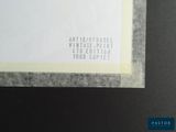 a close up of a piece of paper with a picture on it