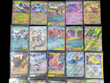 many different types of pokemon cards on a black background