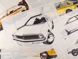 de nombreux modèles de voitures dessinés sur une feuille de papier