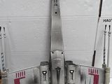 a model of a fighter jet on display on a table