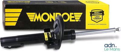 the front shock absorb is shown in front of a box