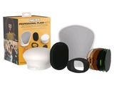 a picture of a set of items that include a speaker and a headphone