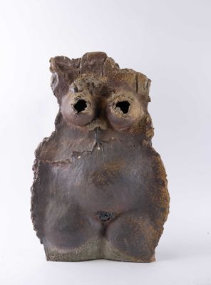 Jeanne GRANDPIERRE (1942-2019), "Femme paysage", grès vernis…