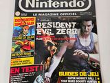 magazine cover of resident evil zero on a white surface