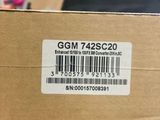a box with a barcode on it sitting on a desk