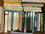 a lot of books that are sitting in a box