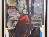 painting on the wall of a room with a painting on the wall