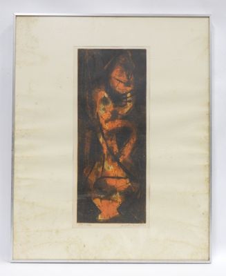 une image représentant un tableau où l'on voit une femme assise sur un tabouret
