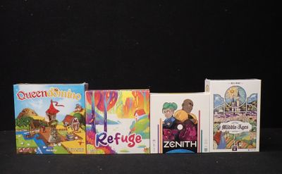 Plusieurs livres pour enfants sont alignés sur une surface noire