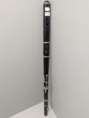 Flûte à perce conique de COUESNON, à Paris, en grenadille, c… - Photo 1