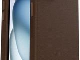 the back view of a brown iphone 11 case