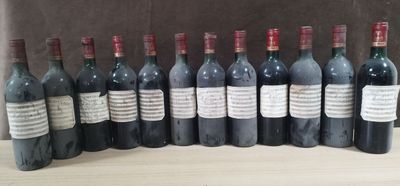 plusieurs bouteilles de vin sont alignées sur une table