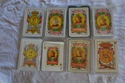 10 jeux de cartes fac similé, réédition, ou autres (non reco…