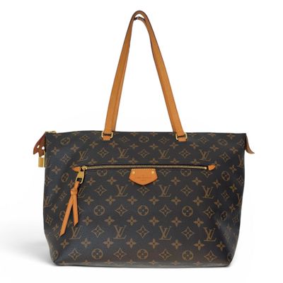 louis vuitton monogram canvas and leather tote bag