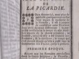 an old book with a picture of a castle on it