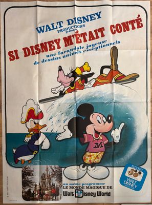 WALT DISNEY Affiche " Si Disney m'était conté "