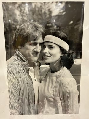 Anonyme. Tirage photo de Gérard Depardieu et Fanny Ardant.