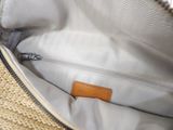 a close up of the inside of a purse