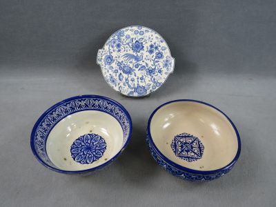 2 Saladiers en céramique d'Afrique du Nord.