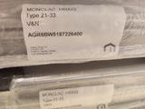 a label on the back of a plastic bag that says moncllac hhd02