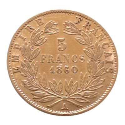 une image d'une pièce de cinq centimes ornée d'une couronne