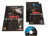 a video game with a disc on the table