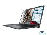 a laptop with a picture of a man and woman on the screen