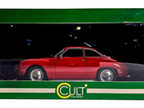 a picture of a red car in a green box