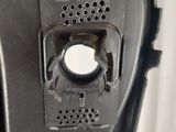 a close up view of a metal object with a hole in it