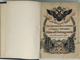 un livre ouvert sur lequel figure l'image d'un aigle