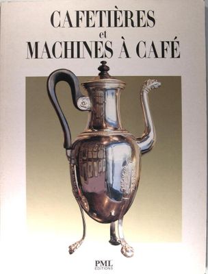 un livre sur lequel figure l'image d'une cafetière en argent