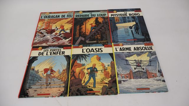 LEFRANC – Lot de 6 albums de bande-dessinée, CASTERMAN.