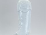 chinese white porcelain figure of a woman holding a sword