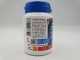 the back of a bottle of vitamin supplement sitting on a white surface