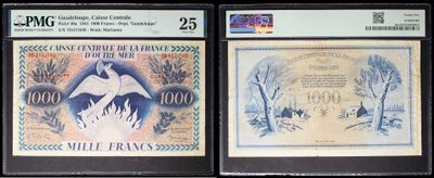 three different types of currency are on display on a black surface