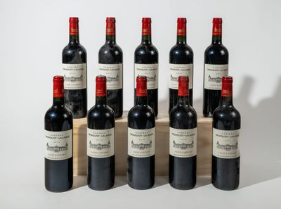10B - CHÂTEAU TRONQUOY LALANDE (Caisse Bois d'origine de 12 …