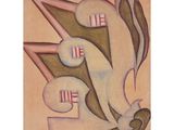 an image of a painting of a flower with the word life written on it