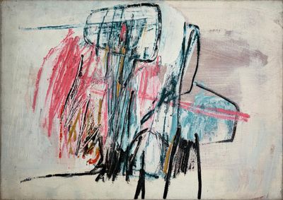 une image représentant une peinture d'une chaise et d'une table